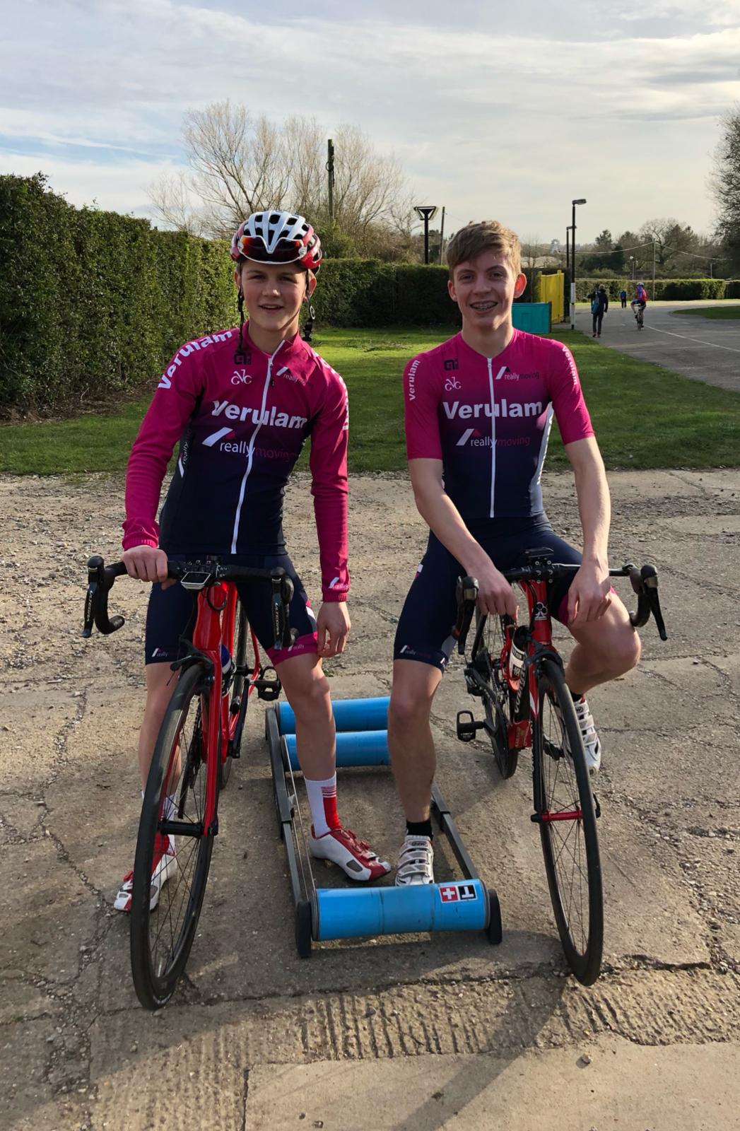 Verulam Reallymoving teammates Will Smith and Alfie Aldridge 1